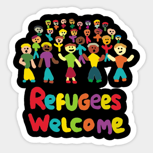 Refugees Welcome Sticker